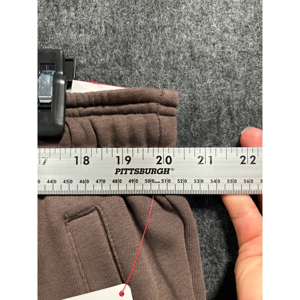 Reebok RBK League Jogger Mens 2XL Chocolate Brown NEW Slim Fit Striped Cuffs - Picture 4 of 10